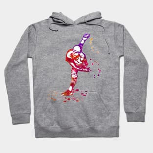 Baseball Pitcher in follow through movement or phase - 02 Hoodie